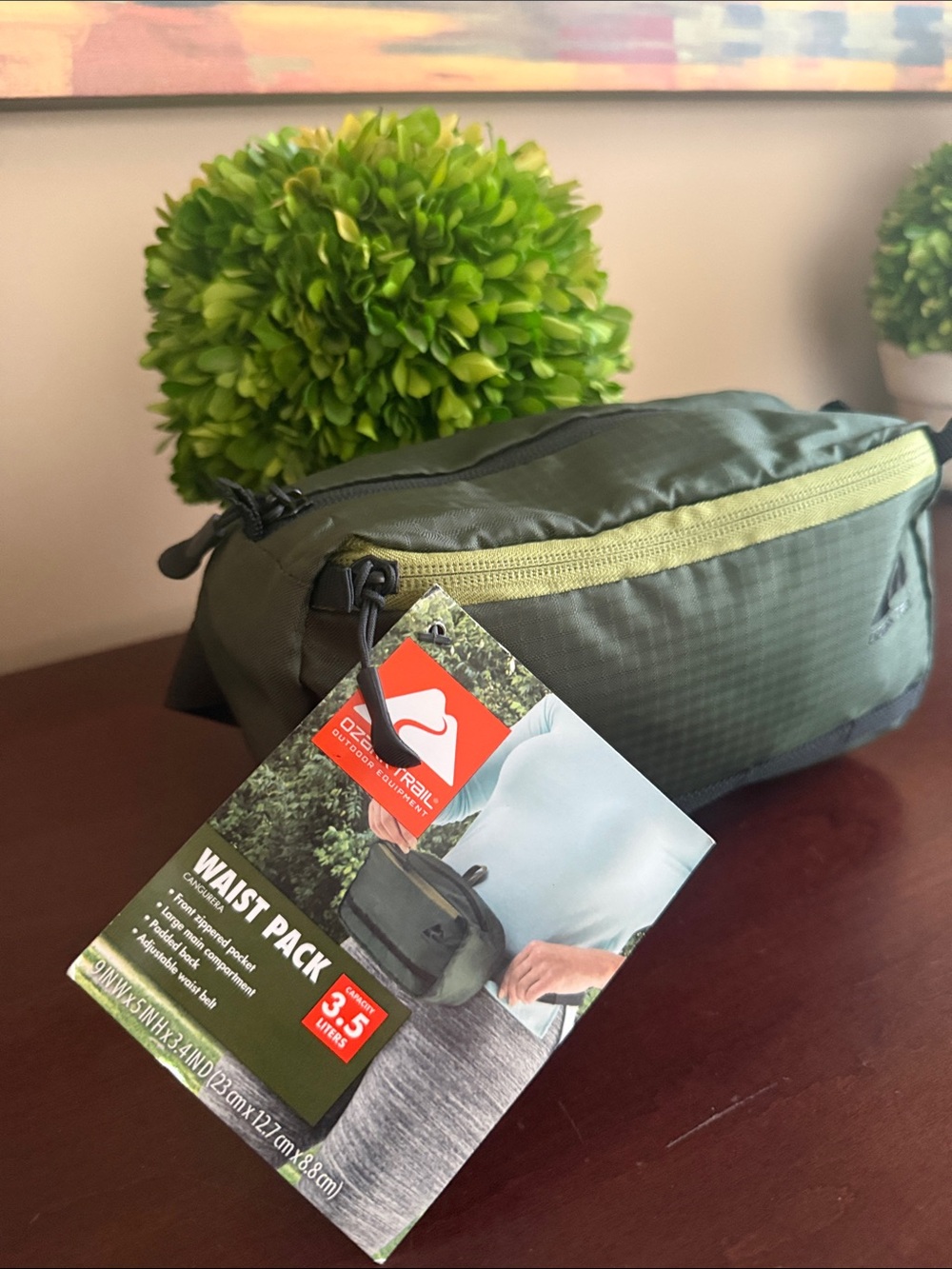 OZARK TRAIL Outdoor Equipment OLIVE GREEN WAIST PACK BAG 🌟NWT🌟 - Picture 4 of 16